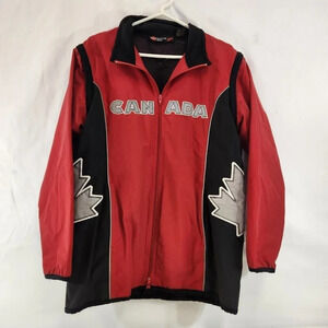 Canada 2002 Commonwealth Games Team Issue Ping Pong Jacket Vest Zellers Mens  S